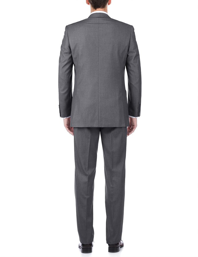 2023 Charcoal Grey Wool Slim Fit